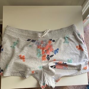 Old Navy floral sleep shorts